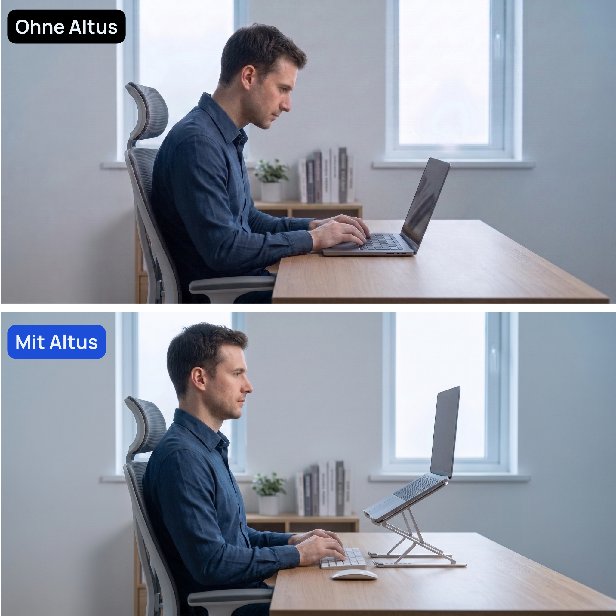 LevoDesk Altus | Ergonomischer Laptopständer